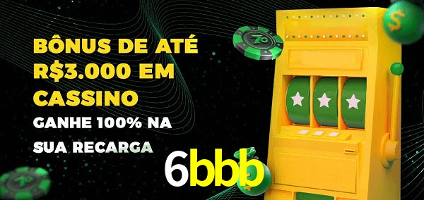 6bbb melhor bônus de depósito